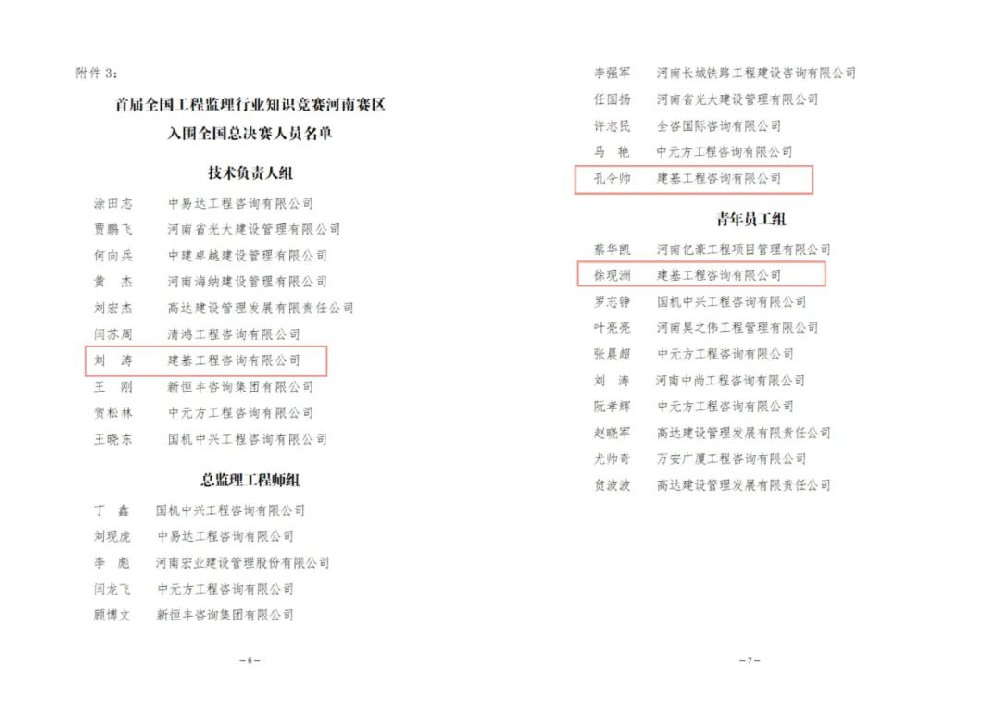 喜報(bào) | 熱烈祝賀建基咨詢?nèi)唤艹鐾蕵s耀晉級(jí)首屆全國(guó)工程監(jiān)理行業(yè)知識(shí)競(jìng)賽總決賽！